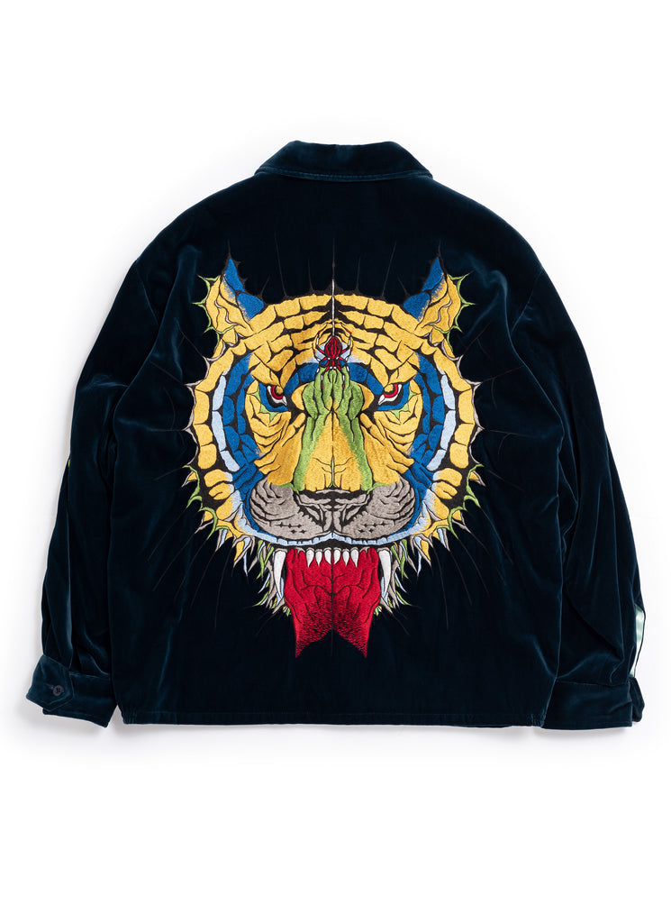 返品可 WACKO MARIA 23SS VELVET KUNG-FU JACKET | www.terrazaalmar