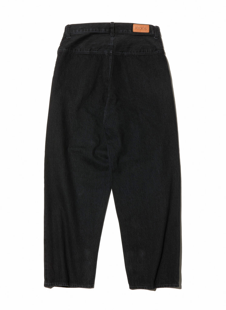 1000S "INVISIBLE 5P DENIM PANTS - STRAIGHT" BLACK