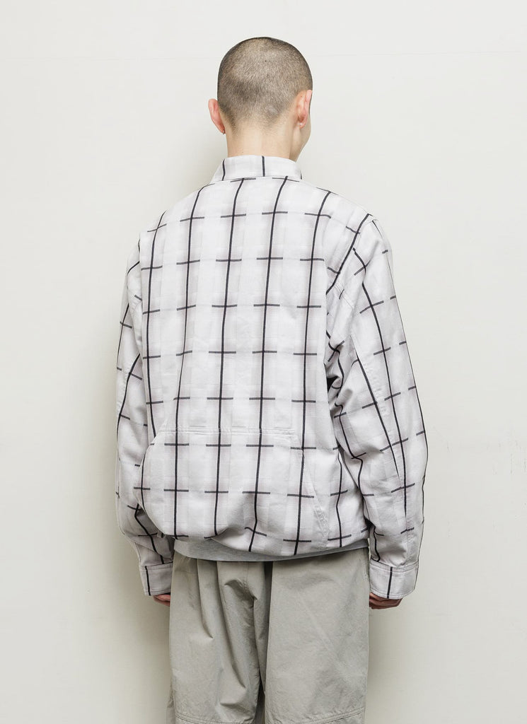 BAL ORIGINAL "STAND COLLAR PULLOVER SHIRT" GRAY