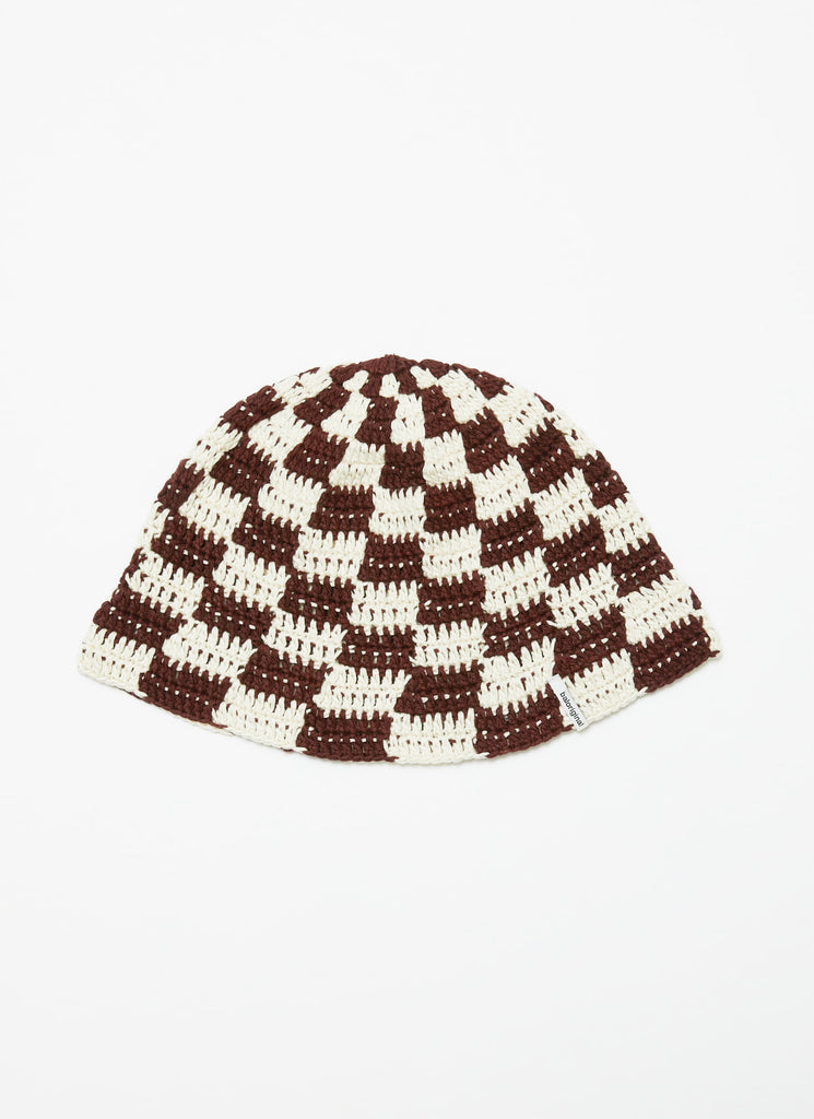 BAL ORIGINAL "HAND KNITTED BUCKET HAT" BROWN