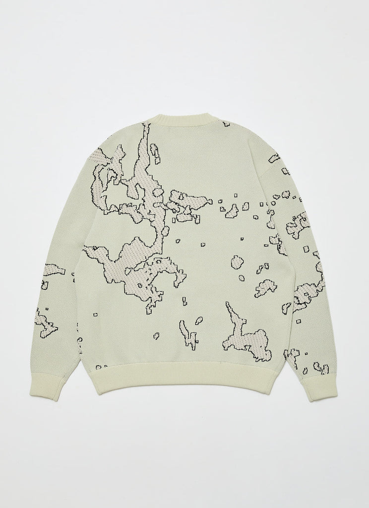 BAL ORIGINAL "JACQUARD CREWNECK SWEATER" BONE