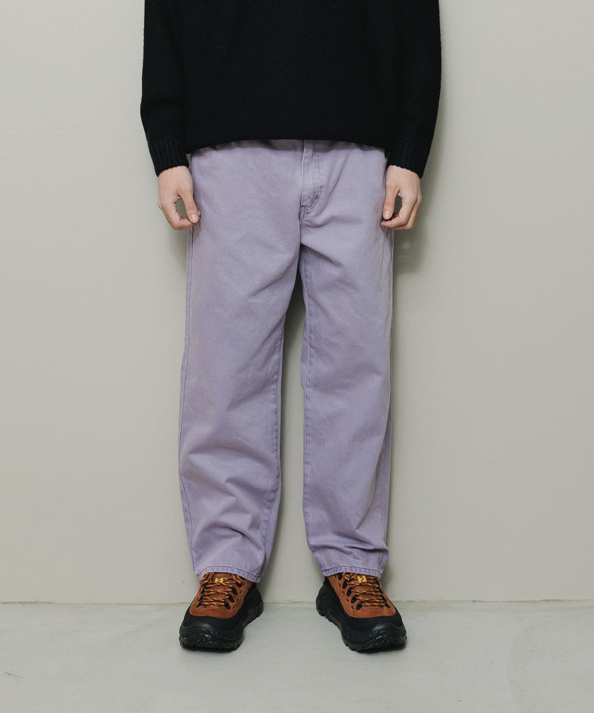 BAL ORIGINAL "PIGMENT DYED DENIM PANTS" SMOKEY LAVENDER