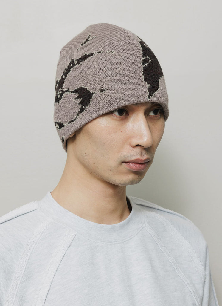 BAL ORIGINAL "JACQUARD SOFT BEANIE" DARK ROSE