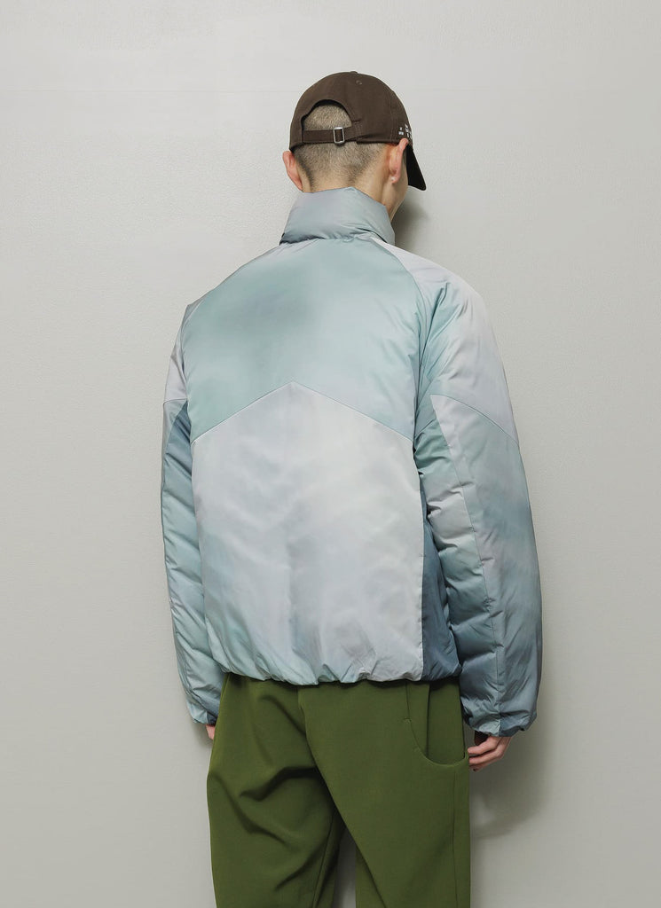 BAL ORIGINAL X TAION "STAND COLLAR DOWN JACKET" BLUR