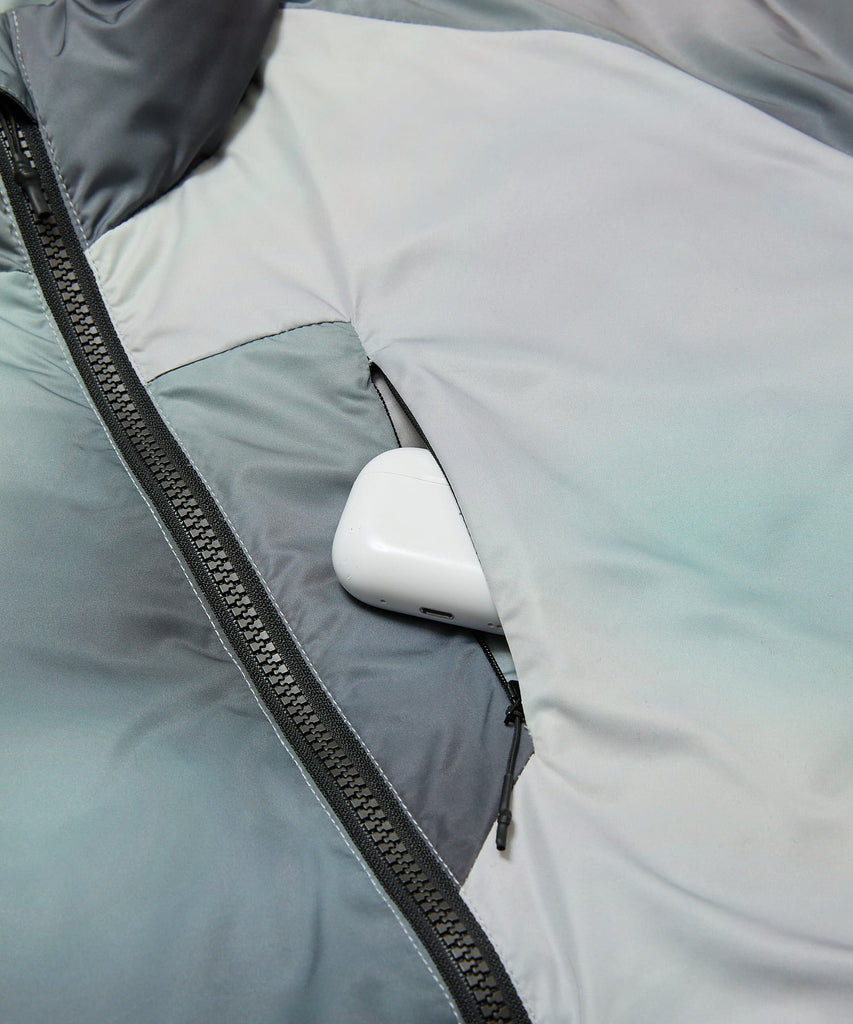 BAL ORIGINAL X TAION "STAND COLLAR DOWN JACKET" BLUR