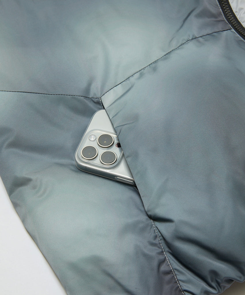 BAL ORIGINAL X TAION "STAND COLLAR DOWN JACKET" BLUR