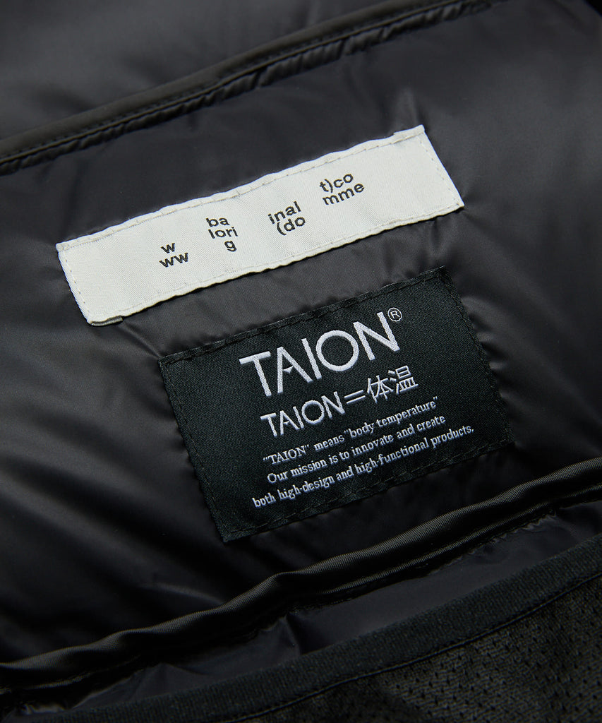 BAL ORIGINAL X TAION "STAND COLLAR DOWN JACKET" BLUR