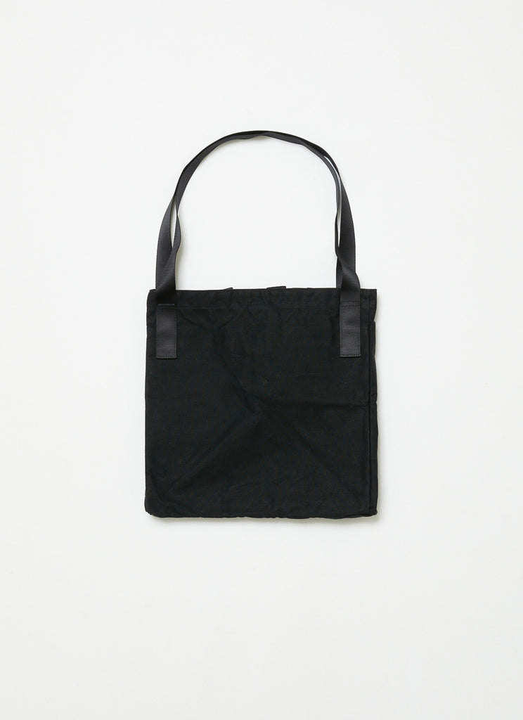 BAL ORIGINAL "BAL X SPEAK EASY PARAFFIN SQUARE 2WAY TOTE BAG" BLACK