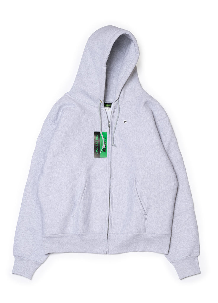 CAMBER "HEAVYWEIGHT/12oz ZIP HOODIE" GRAY