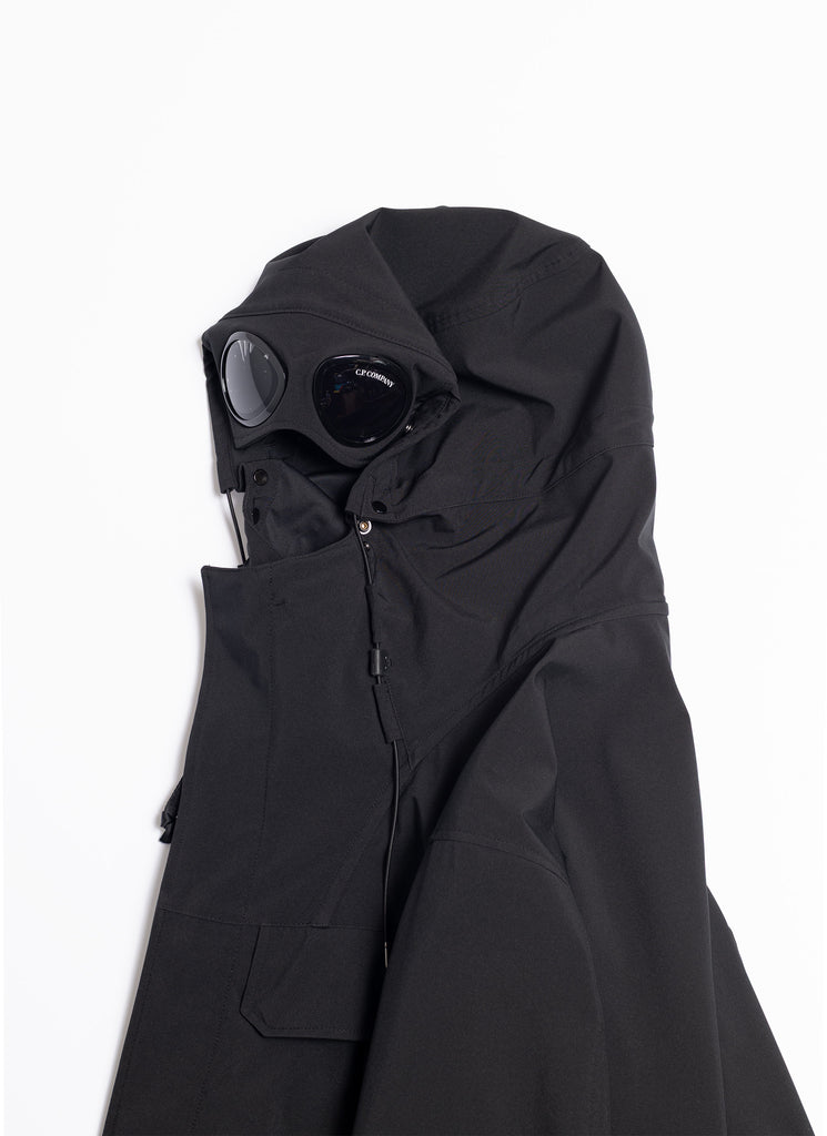 C.P. COMPANY "C.P. SHELL-R DOUBLE POCKET GOGGLE JACKET" TOTAL ECLIPSE-BLUE