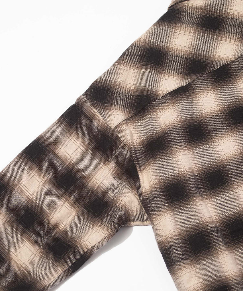 F/CE "OMBRE PLAID FIELD SHIRT" BEIGE