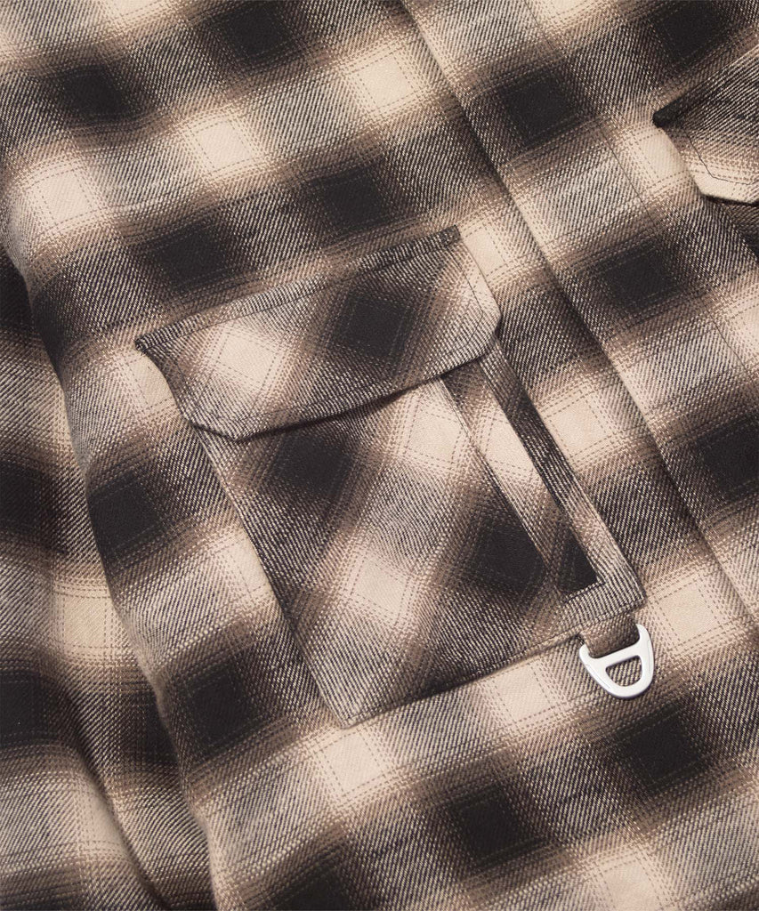 F/CE "OMBRE PLAID FIELD SHIRT" BEIGE