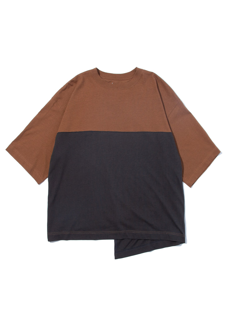 F/CE. "RE SWITCHING T-SHIRT" BROWN BASE