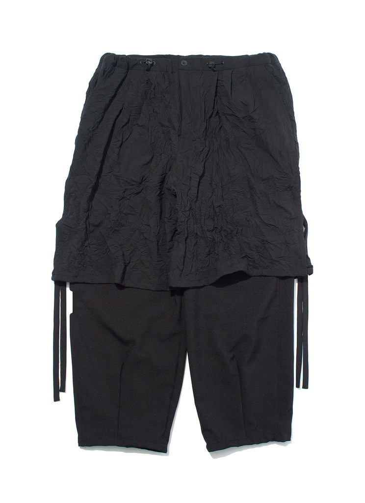 F/CE. "FLEX LAYER PANTS" BLACK