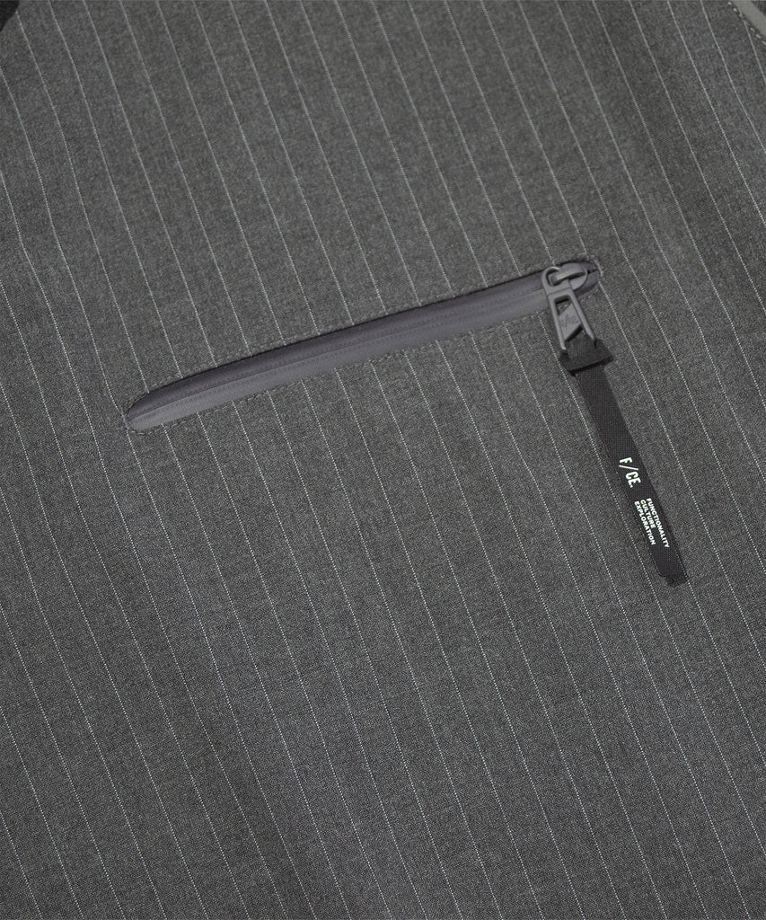 F/CE. "PINSTREAM PULLOVER SHIRT" GRAY STRIPE