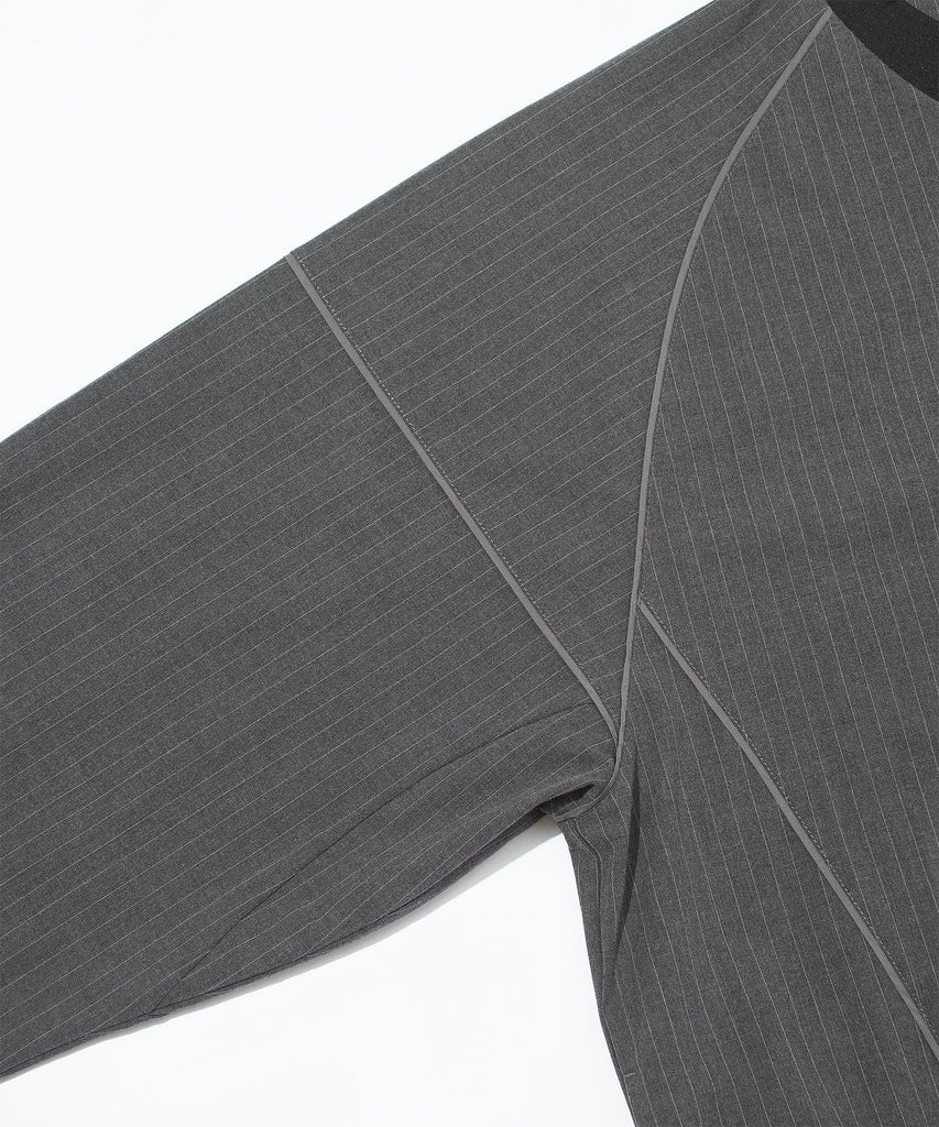 F/CE. "PINSTREAM PULLOVER SHIRT" GRAY STRIPE