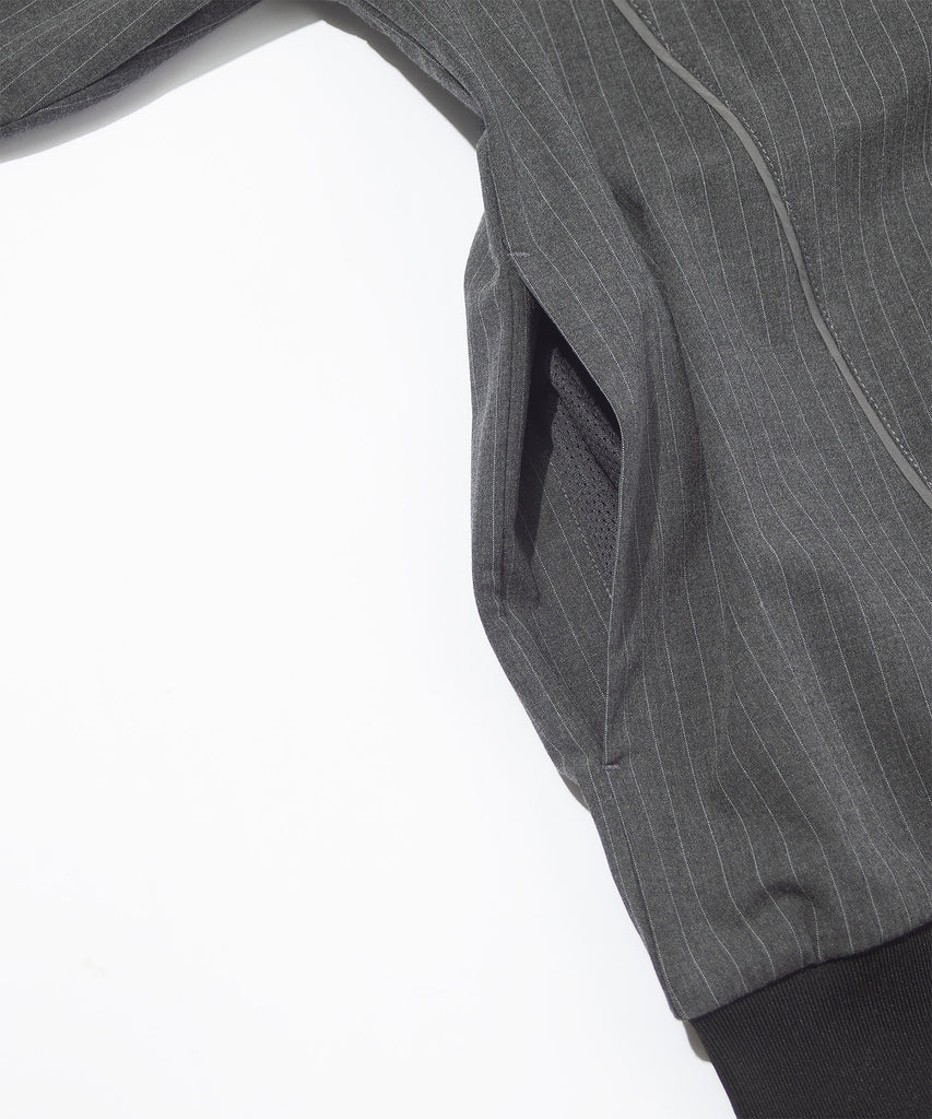 F/CE. "PINSTREAM PULLOVER SHIRT" GRAY STRIPE