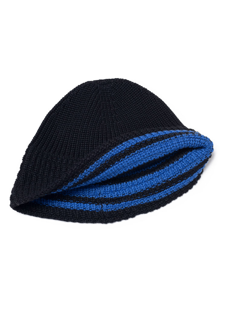 FLAGSTUFF "BELL KNIT HAT" BLACK