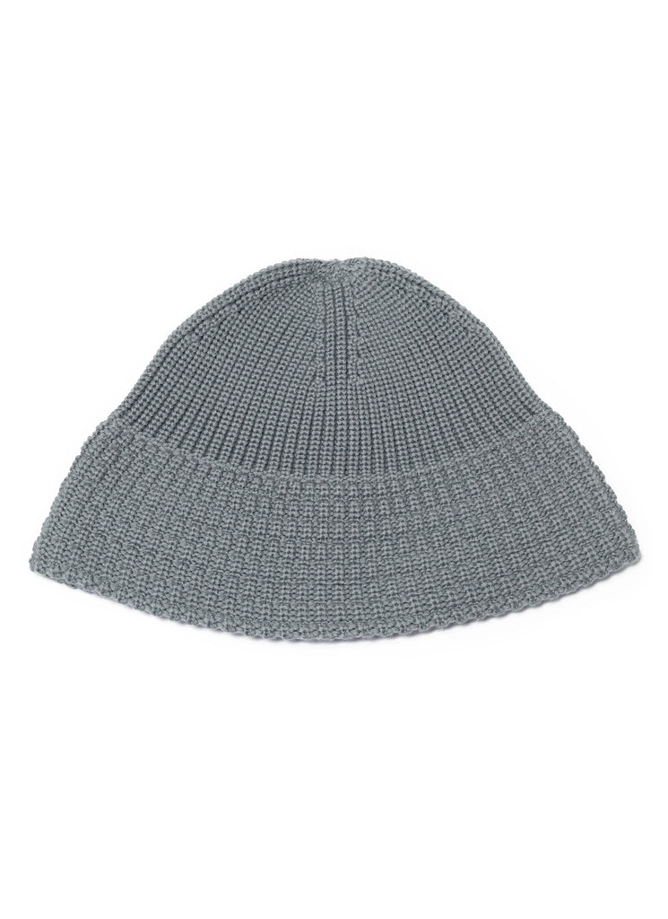 FLAGSTUFF "KNIT BELL HAT" GRAY