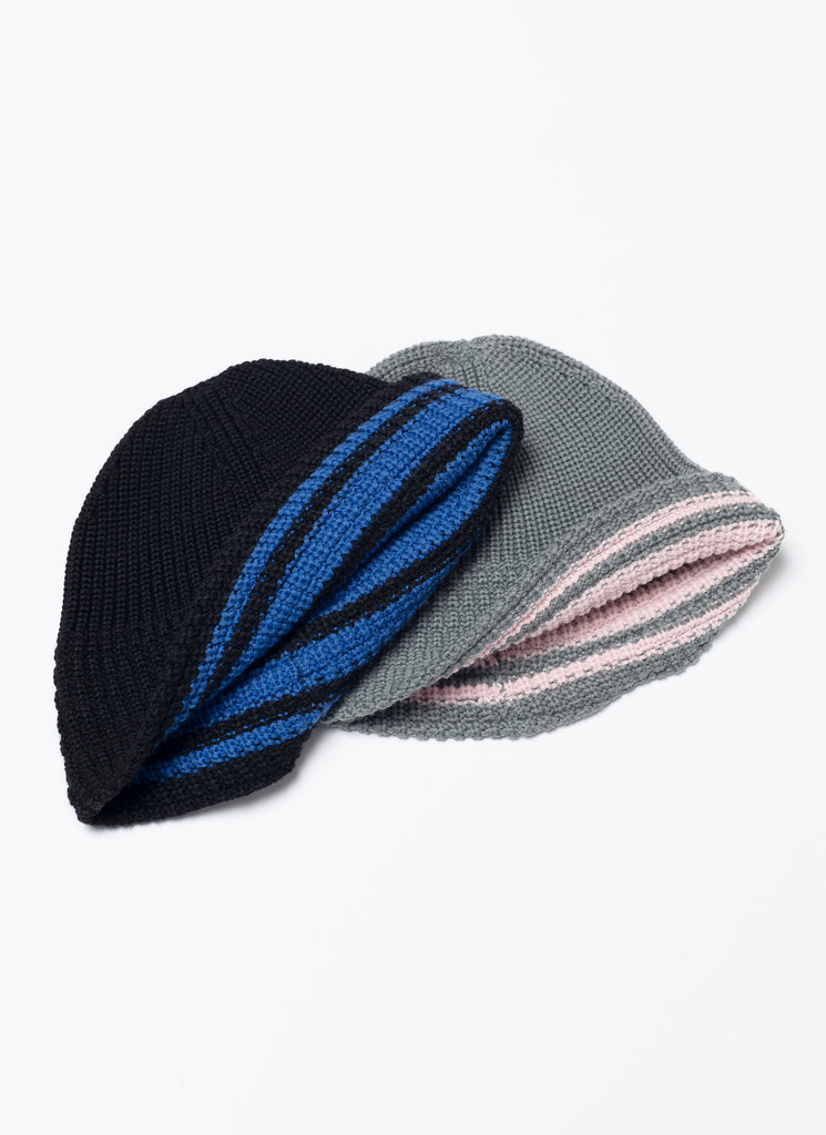 FLAGSTUFF "BELL KNIT HAT" BLACK