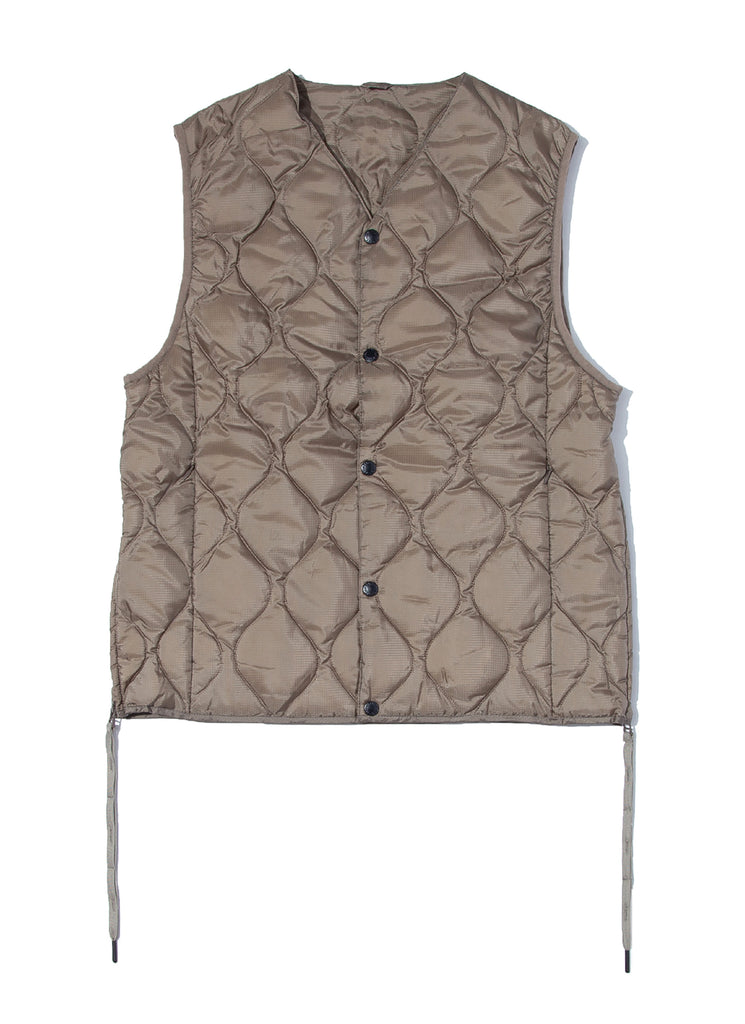 TAION BY F/CE. "PACKABLE DOWN VEST" SAGE GREEN