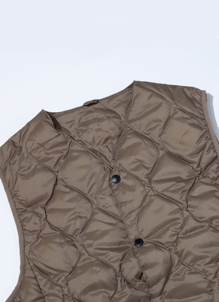 TAION BY F/CE. "PACKABLE DOWN VEST" SAGE GREEN