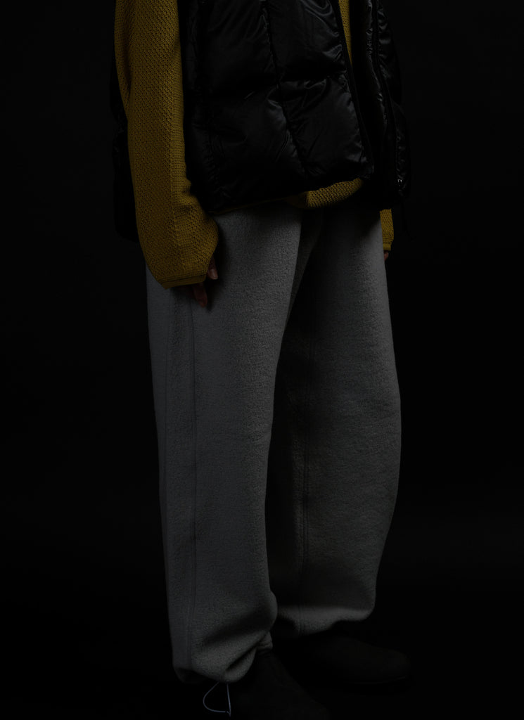 GOLDWIN 0 "WOOL FLEECE JOGGERS" ASH GRAY