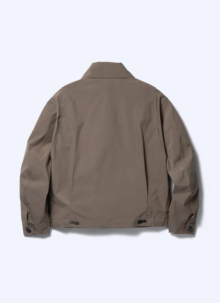 GOLDWIN 0 "SHORT JACKET" TAUPE GRAY