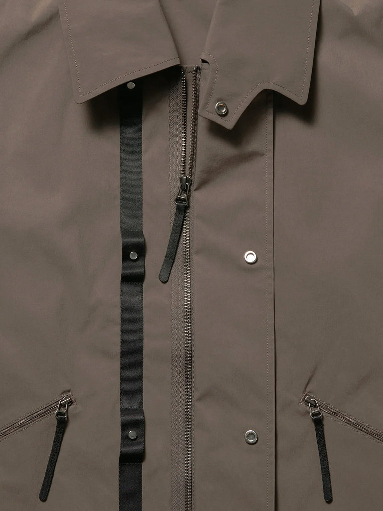 GOLDWIN 0 "SHORT JACKET" TAUPE GRAY