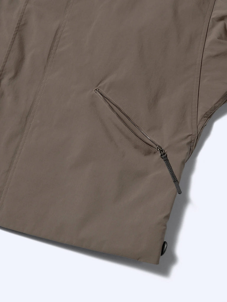 GOLDWIN 0 "SHORT JACKET" TAUPE GRAY