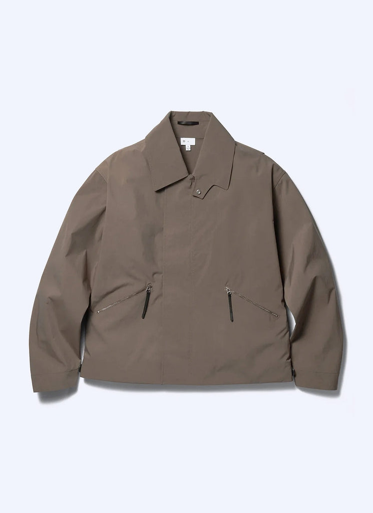 GOLDWIN 0 "SHORT JACKET" TAUPE GRAY