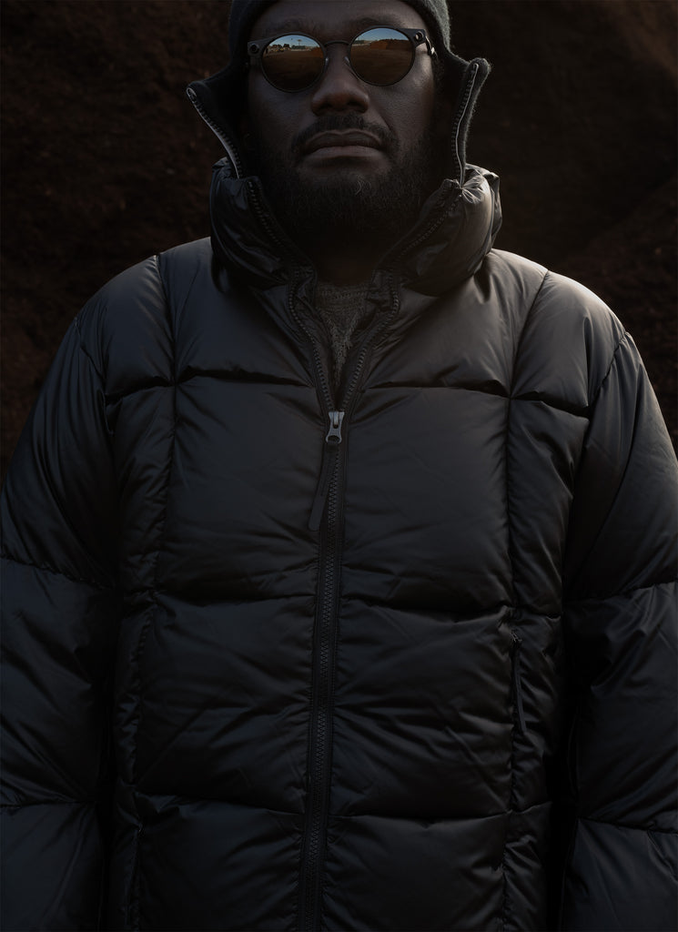 GOLDWIN 0 "THREE DIMENSIONAL DOWN JACKET" BLACK