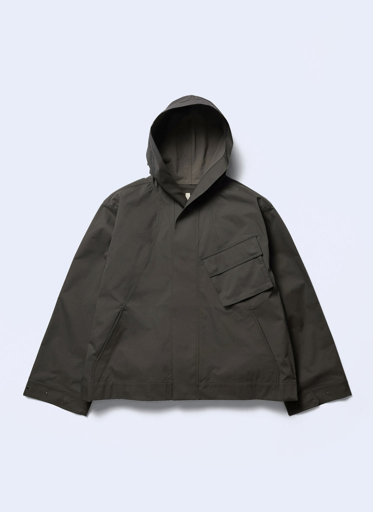 GOLDWIN 0 "HOODED CARGO POCKET JACKET" BIOTITE