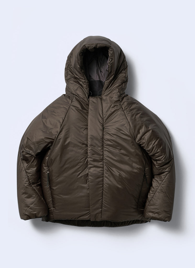 GOLDWIN 0 "CLOUD HELICOID PARKA" JET BROWN