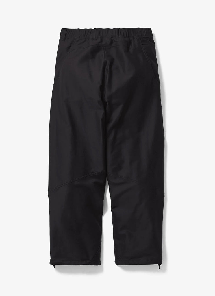 GOLDWIN 0 "COTTON SILK BLEND HELICOID WIDE PANTS" BIOTITE