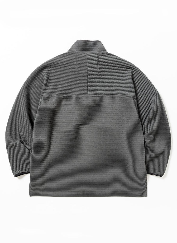 meanswhile "UNEVEN FABRIC PULLOVER TOP" CHARCOAL