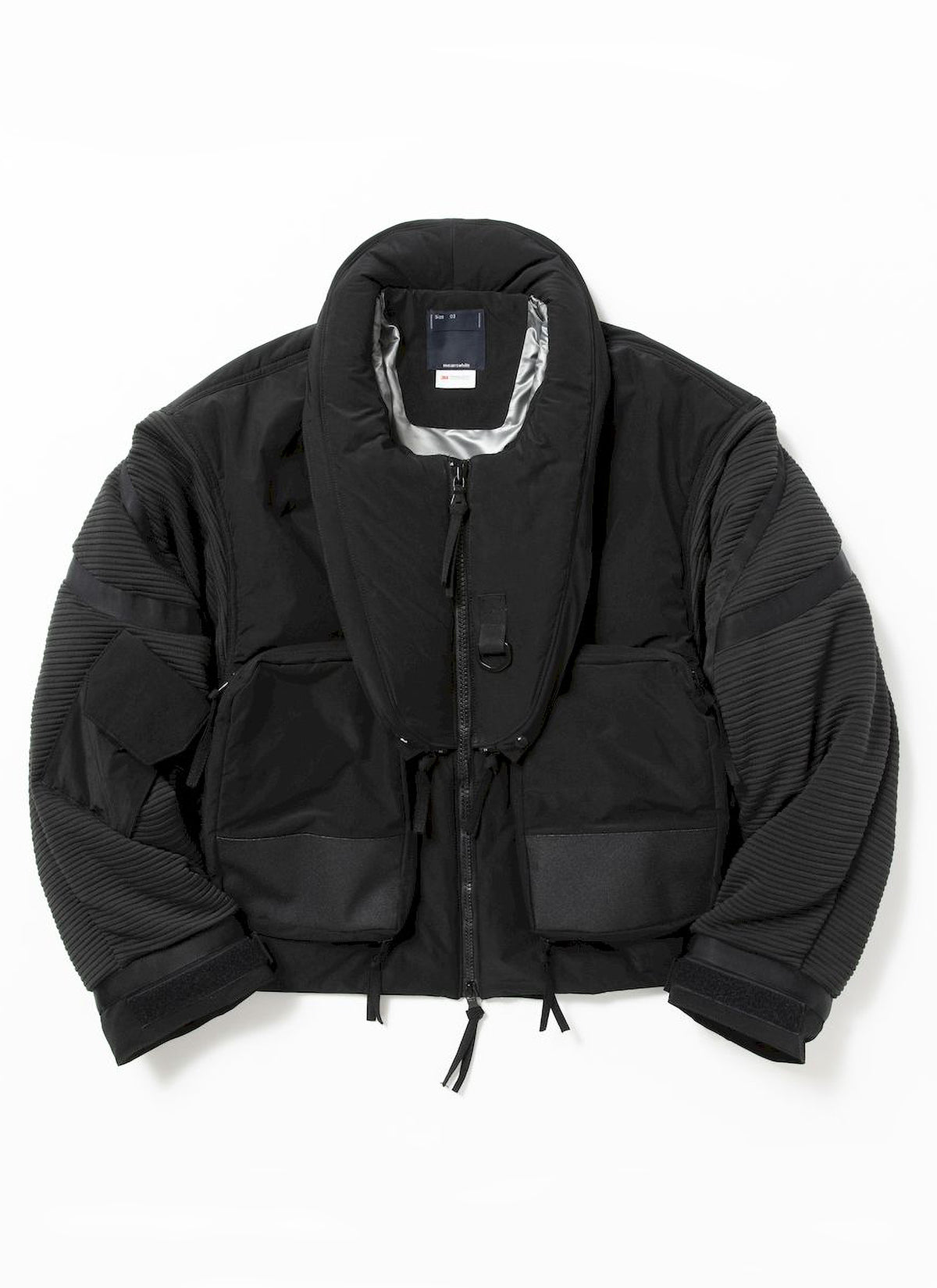 meanswhile “BEAUFORT FLIGHT PADDING JACKET” LAMP BLACK