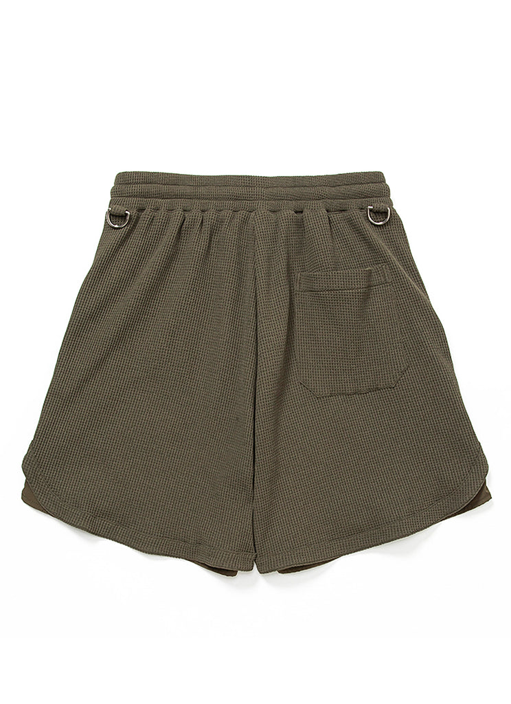 MEANSWHILE "SOLOTEX EASY SHORTS" OLIVE