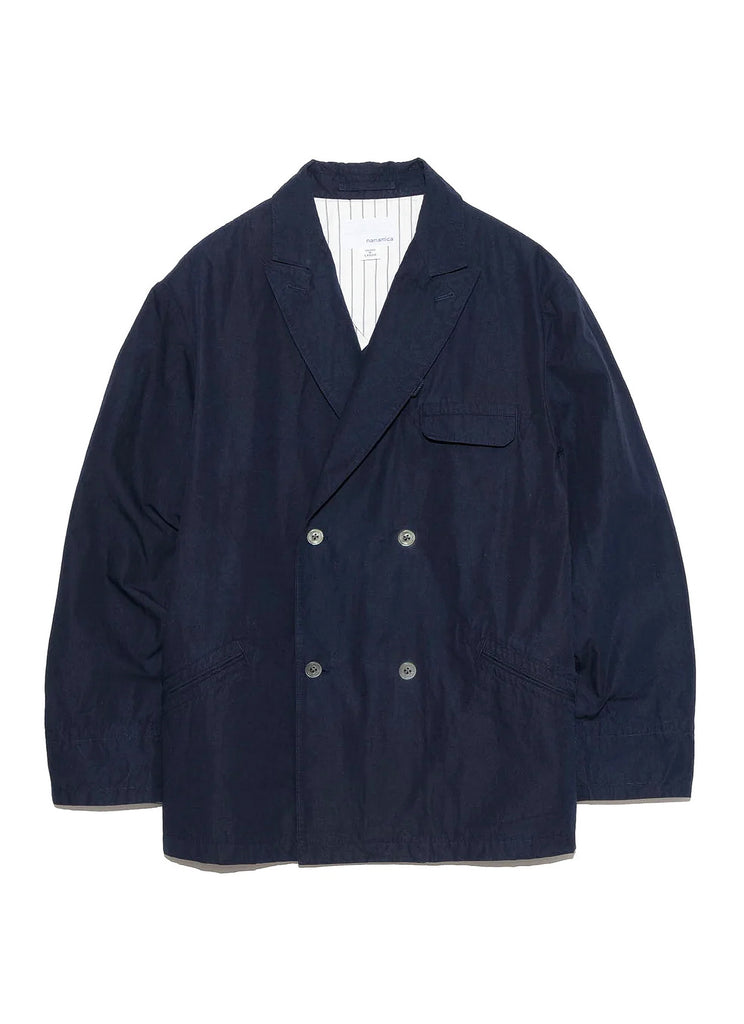 nanamica "DOUBLE BREASTED CLUB JACKET" NAVY