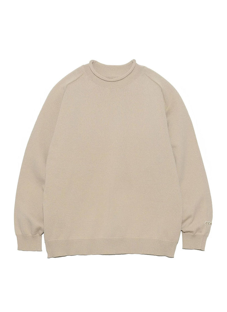 nanamica "12G CREWNECK SWEATER: IVORY