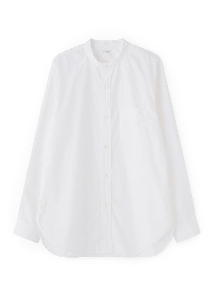 PHIGVEL MAKERS & CO. "BAND COLLAR DRESS SHIRT" OFF WHITE