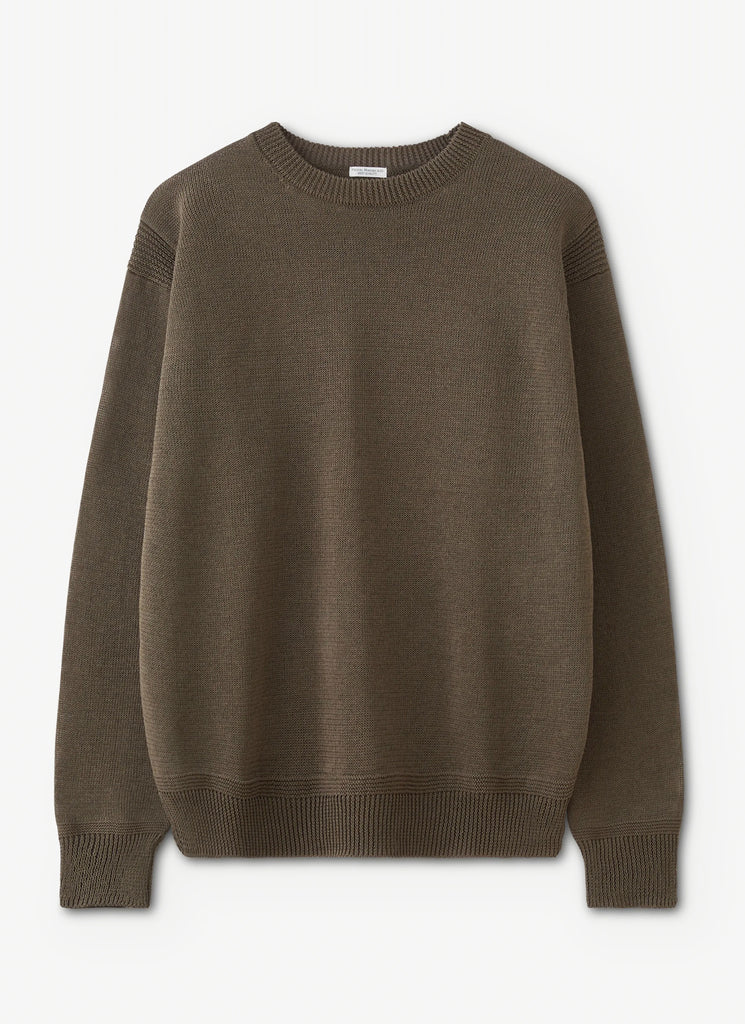 PHIGVEL MAKERS & CO "MIL C/N COTTON KNIT SWEATER" OLIVE