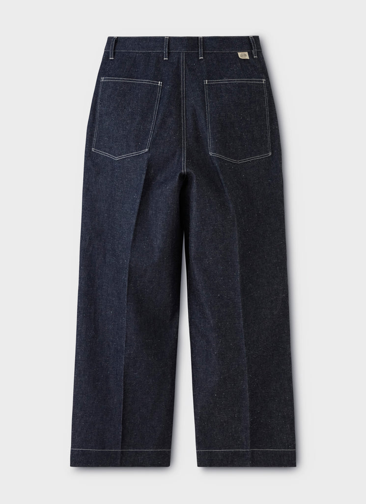 PHIGVEL MAKER'S & CO "DENIM MIL TROUSERS" INDIGO