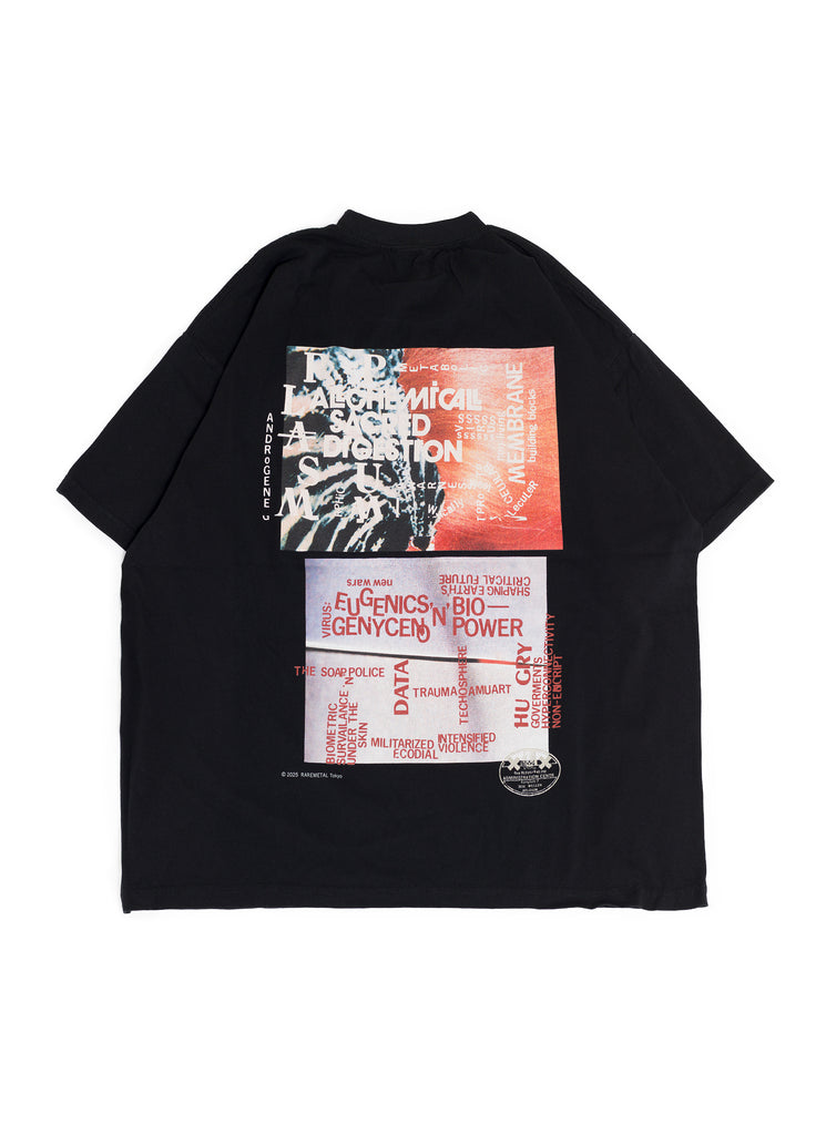 RARE METAL "CRITICAL FUTURE T-SHIRT" BLACK