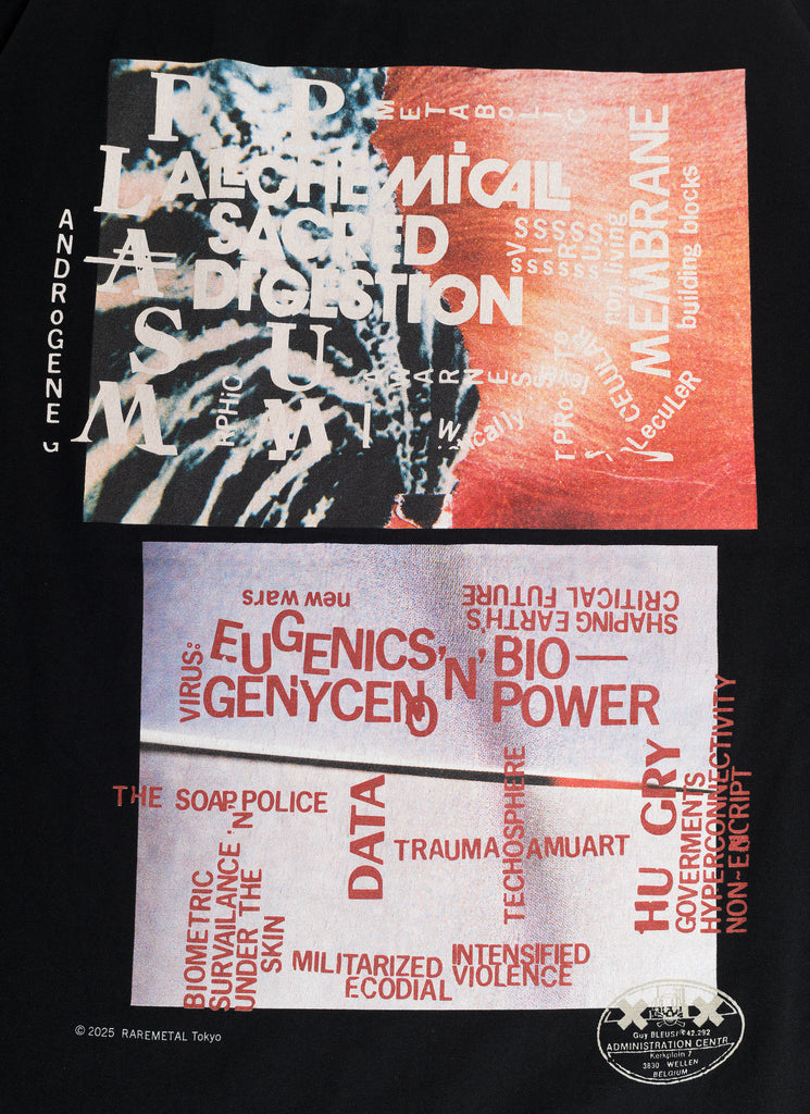 RARE METAL "CRITICAL FUTURE T-SHIRT" BLACK