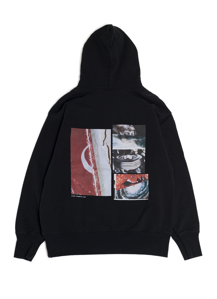 RAREMETAL "MACRO PO HOODIE" BLACK