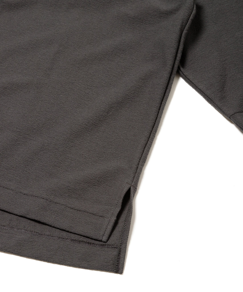 SANDINISTA MFG "BLOCK INLAY FOOTBALL T-SHIRT" CHARCOAL