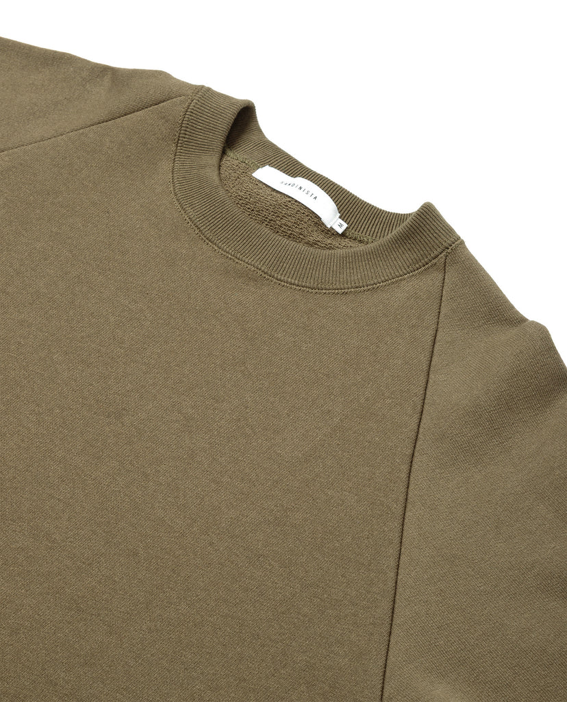 SANDINISTA MFG "AMERICAN COTTON RAGLAN SLEEVE SWEATSHIRT" OLIVE
