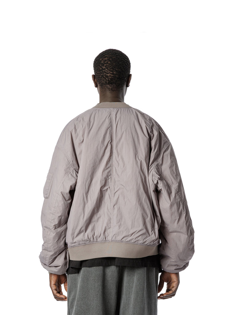 SANDINISTA MFG "GARMENt-DYED MA-1 JACKET" GRAY