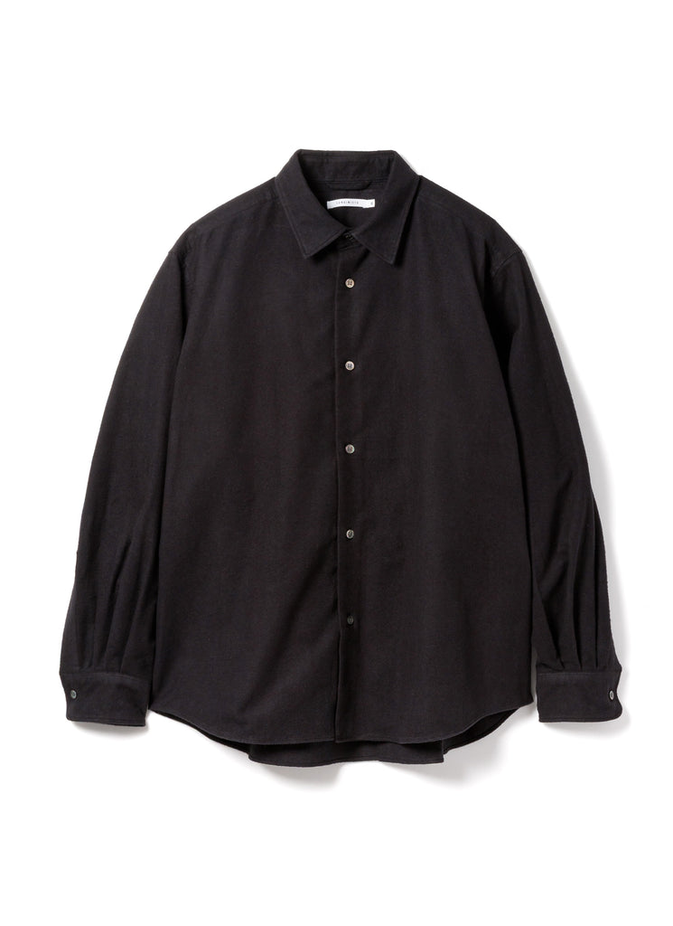 SANDINISTA MFG "VINTAGE STYLE FLANNNEL SHIRT" BLACK